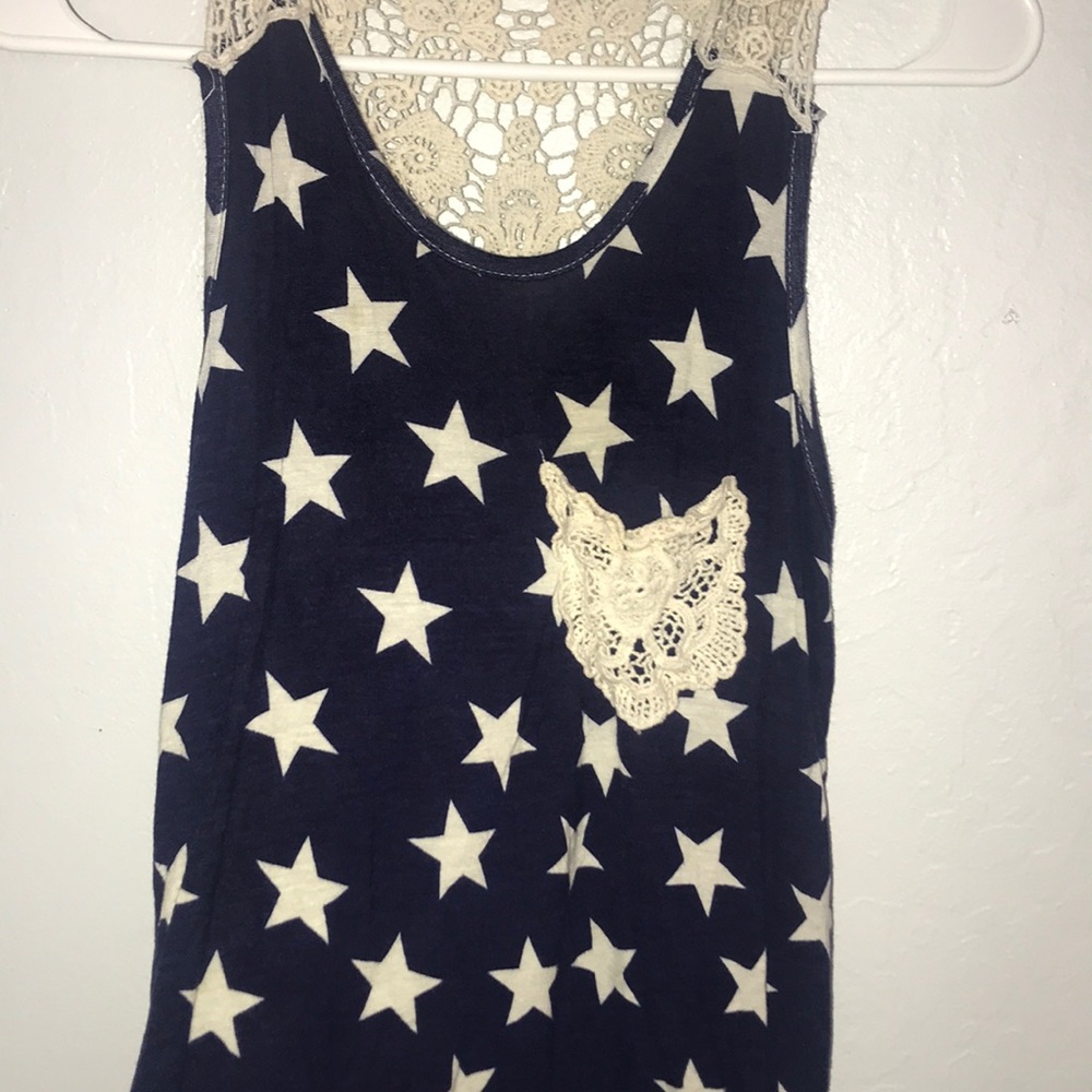 Forth of  July tank! Red, white ,and blue